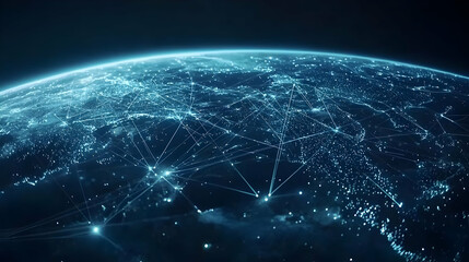 Global Network Of Cities At Night
