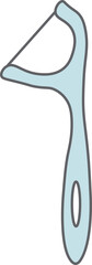 Dental Floss Pick Illustration