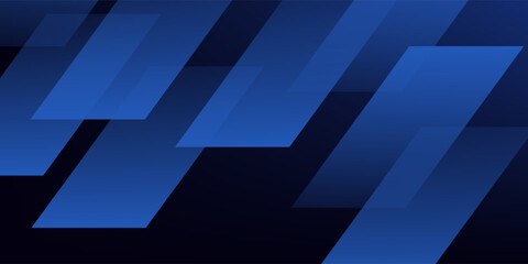 Blue abstract geometric background. Vector illustration