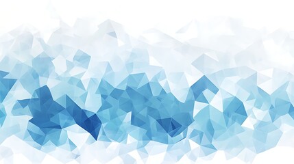 Obraz premium Abstract Cool Blue Polygon Background with Tech Feel