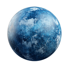 Fototapeta premium Celestial Orb: A Deep Blue Planet