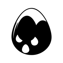 eggs icon, eggs silhouette vector illustration-simple silhouette illustration of eggs, perfect for eggs logos and icons