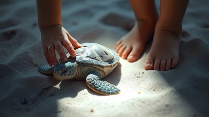 turtle on the beach
