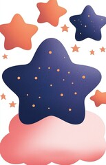 illustration of a star in the sky