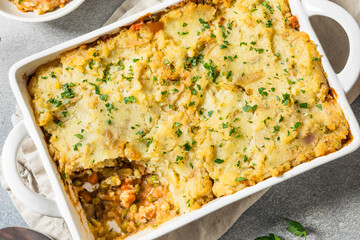 Homemade Irish Vegetarian Shepherds Pie