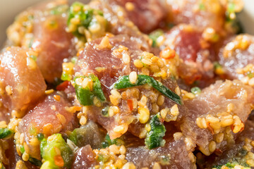 Organic Marinated Hawaiian Poke Tuna