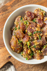 Organic Marinated Hawaiian Poke Tuna