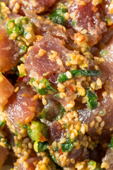 Organic Marinated Hawaiian Poke Tuna