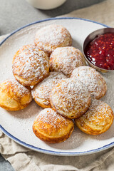 Sweet Homemade Danish Aebleskiver Pancake Balls
