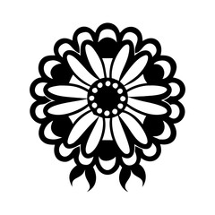 brooch icon, brooch silhouette vector illustration-simple silhouette illustration of brooch, perfect for brooch logos and icons