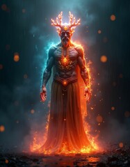 Fototapeta premium creative, artistic, imaginative works on the imaginary, the soul, anger, spirituality and the unknown