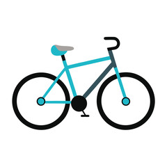 Fototapeta premium bicycle isolated vector on white background.