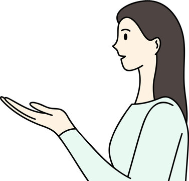 손내미는 여자