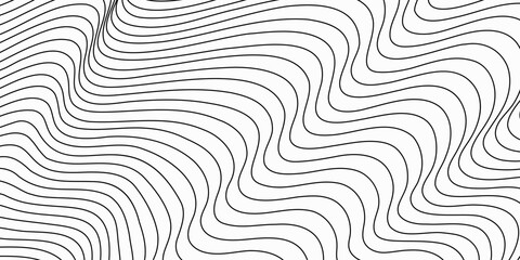 Naklejka premium Abstract mesh line background. Simple black and white motion line art backdrop design. Dynamic background with lines