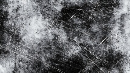 Abstract grayscale backdrop with textured scratches and a distressed, weathered aesthetic. Ideal for adding depth and visual interest.