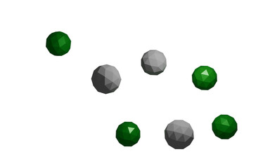 Sphere ball with a couple color