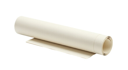 Isolated roll of paper