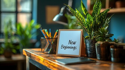 New Beginnings A Workspace Inspired by Fresh Opportunities