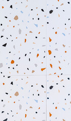 Colors and patterns of wall tiles