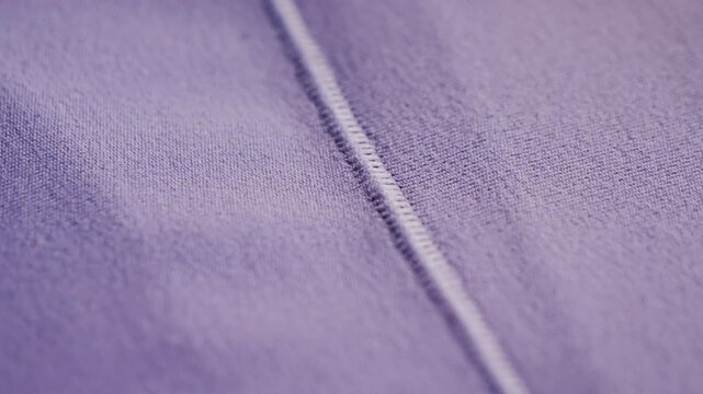 Breathable sports fabric close up footage, concept of texture and background. High quality 4k footage