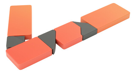 Isolated Abstract Geometric Block Design