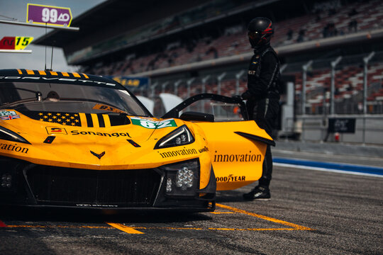 Chevrolet Corvette C8 TF Sport on the pitlane