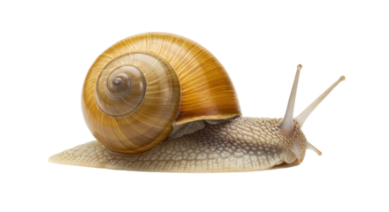 Isolated Snail
