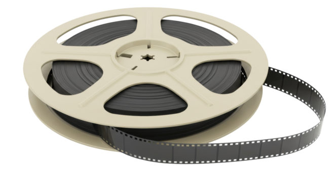 Isolated Film Reel