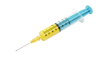 Isolated Syringe