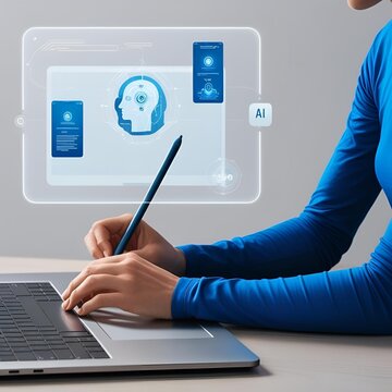 RFP, Request for Proposal Business Concept. Businessman working on laptop with icon representing Request for Proposal (RFP) process, including procurement, bidding, contract management, and logistics.