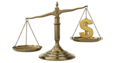 Isolated Justice Balance