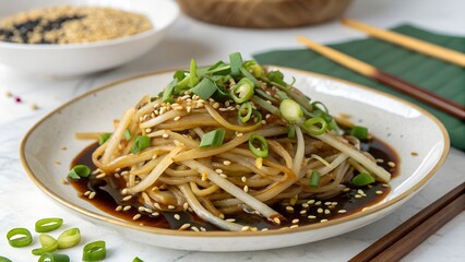Fried Sunflower Sprout with Oyster Sauce