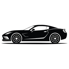 Car Silhouette Logo Design