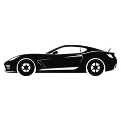 Obraz premium Car Silhouette Logo Design