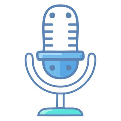 vector microphone icon. Vintage microphone hand drawn engraving. microphone icon on internet button