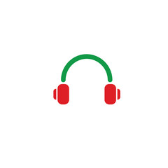 Headphone icon speciol soft green  logo
