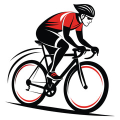 Speedy Cyclist on the Road