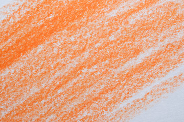 Warm orange strokes on textured paper