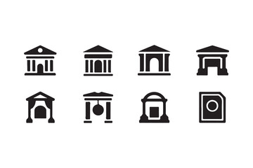 Vector Collection of Classic Architectural Structures