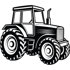 tractor vector illustration