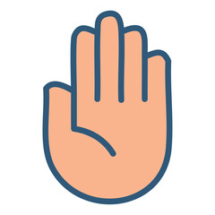 Obraz premium hand icon. vector hand icon
