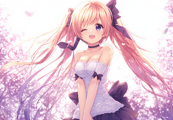 Whispers of a Dream: The Charm of an Anime Girl