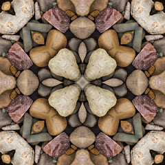 Seamless pattern. Texture background. Square pattern