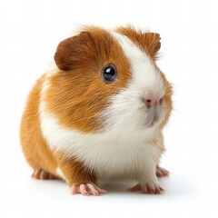 guinea pig isolated on white