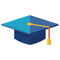 Classic Graduation Cap Illustration