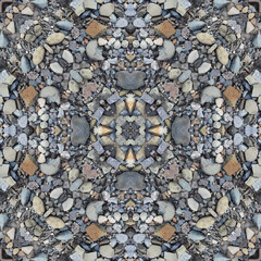 Seamless pattern. Texture background. Square pattern