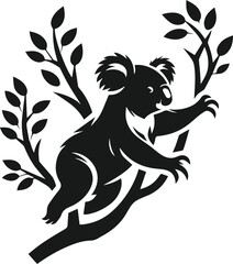 Koala vector animal silhouette