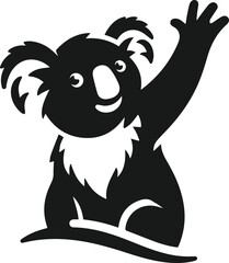 Koala vector animal silhouette