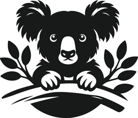 Koala vector animal silhouette