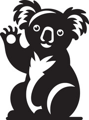 Koala vector animal silhouette